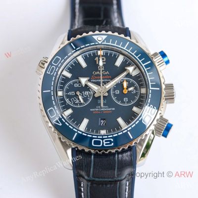 High Quality Replica OMEGA Seamaster Planet Ocean Black 904 stainless steel Rubber Strap Different Colors Face Dial Different Colors Bezel Fashion Watch 45.5mm